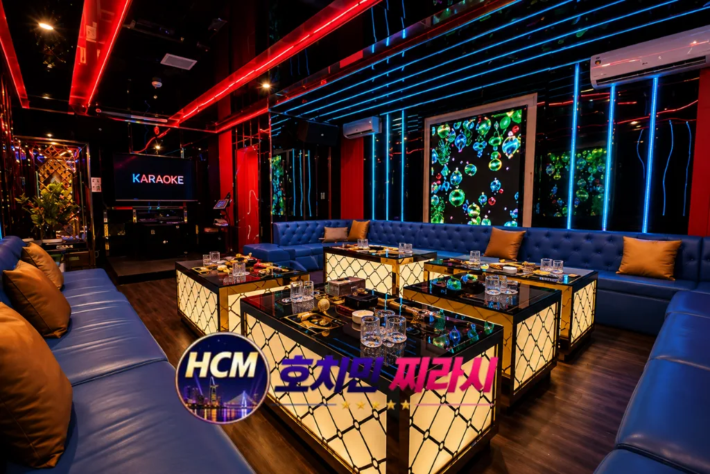 호치민 두바이 가라오케 룸 구성입니다.